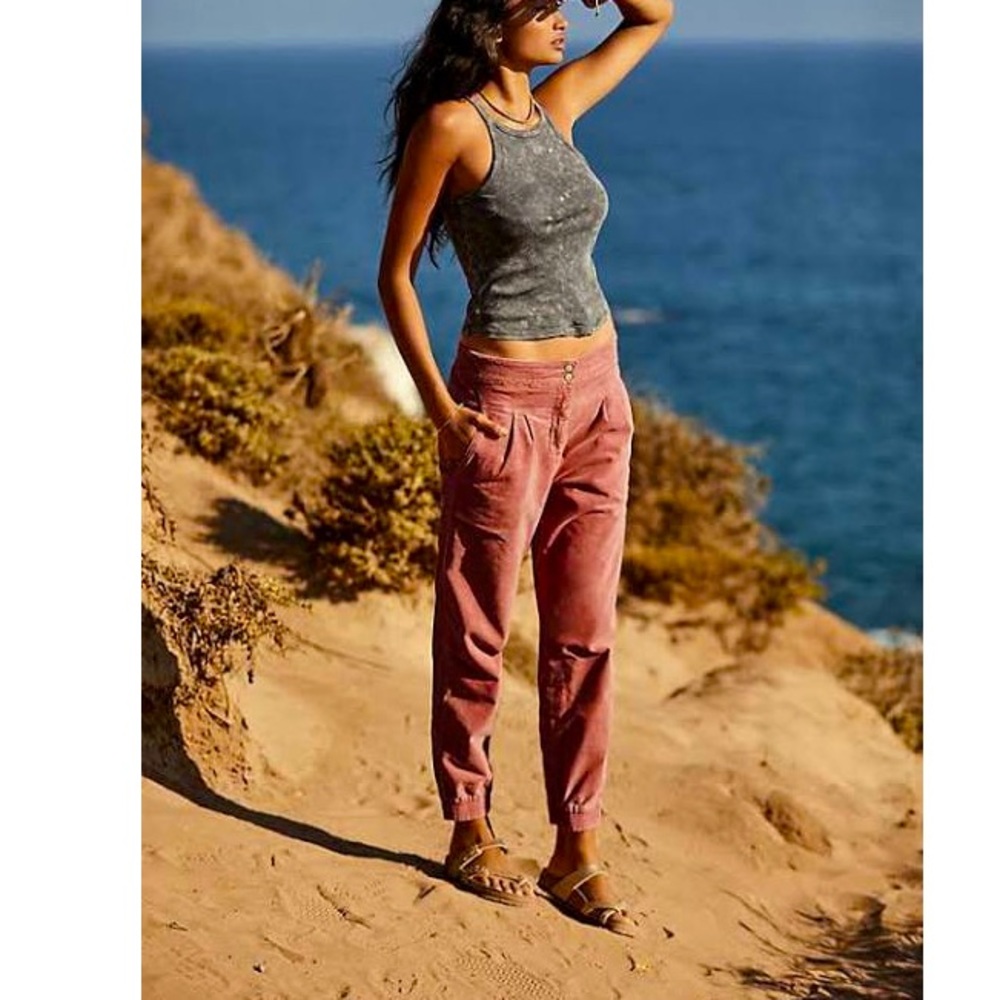 Anthropologie Kalea Trouser Joggers Pink